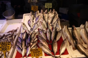 trabzonda balik tezgahlarinda cesit bollugu