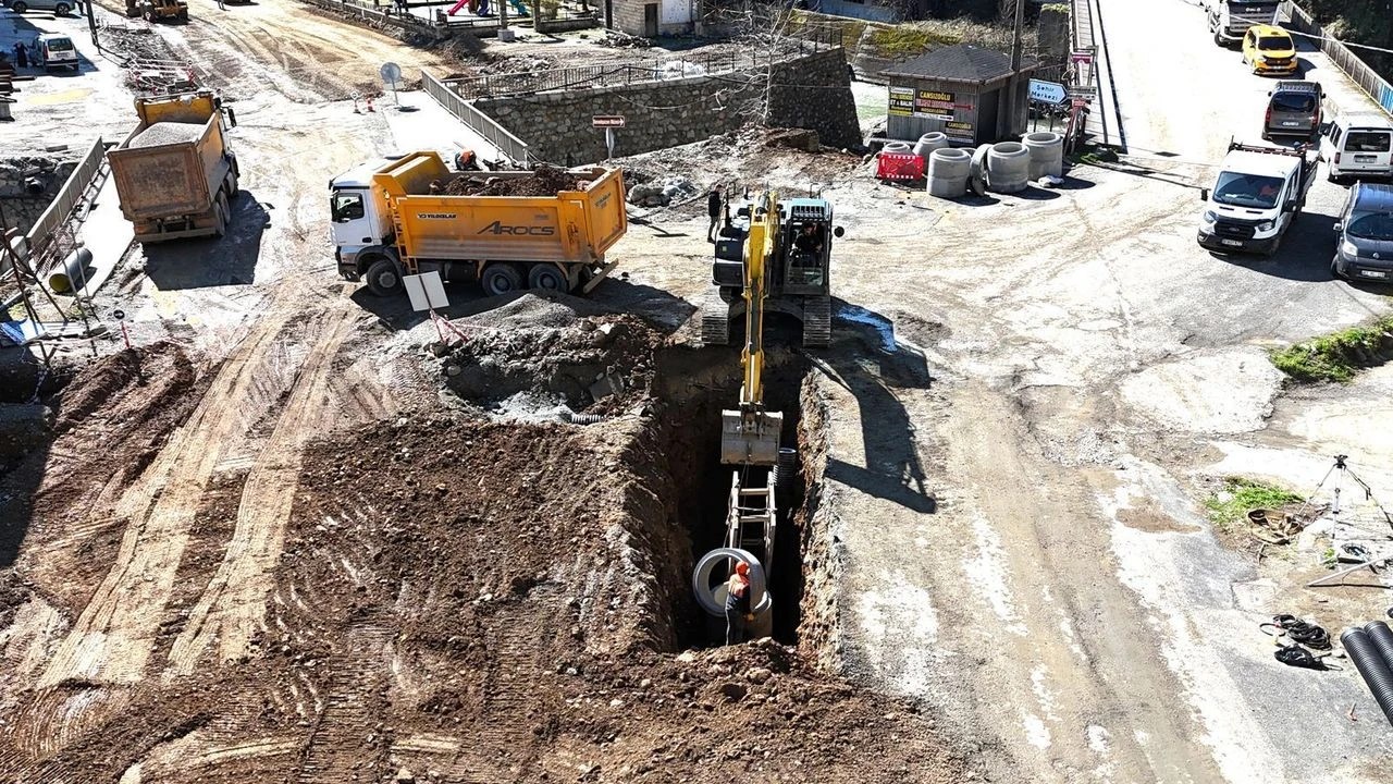 Dernekpazarı’nda 5.772 Metre Yeni İçme Suyu Hattı