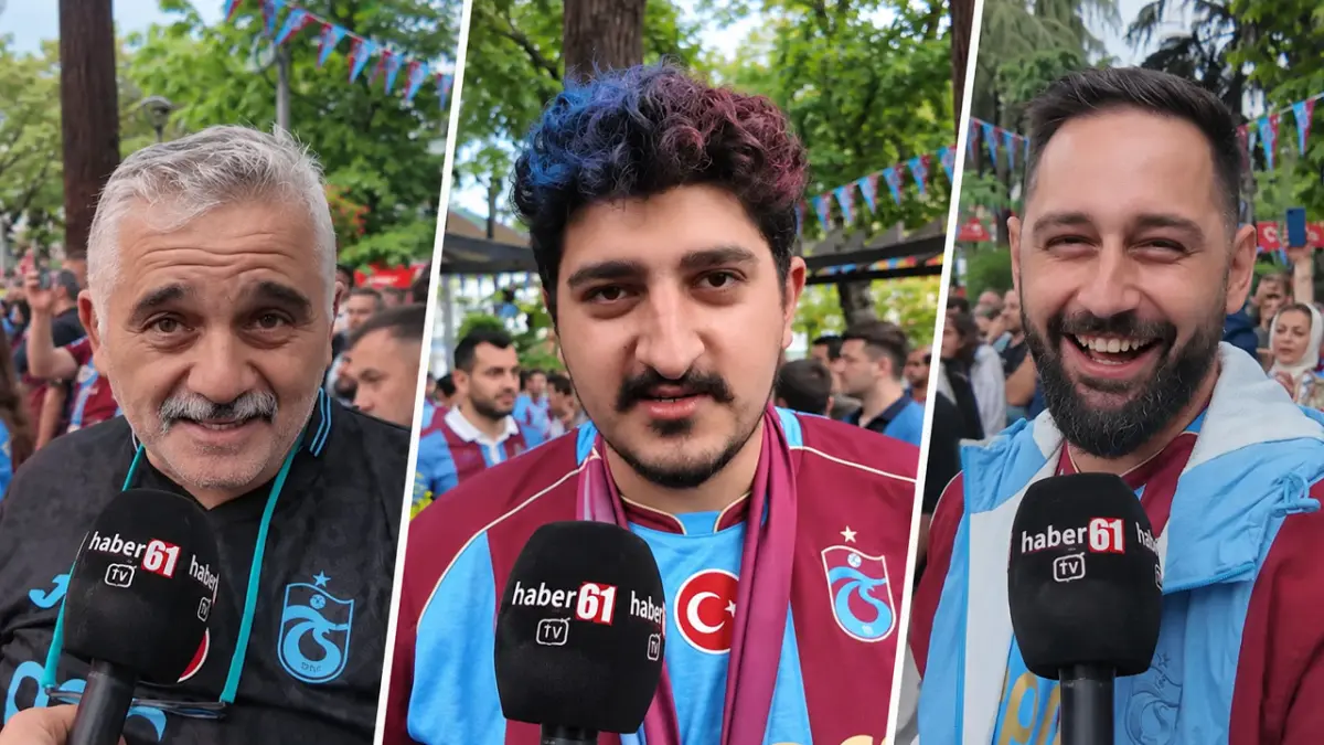 Trabzonspor-Galatasaray maçı öncesi taraftarlar Haber61'e konuştu: "Darmadağın edeceğiz”