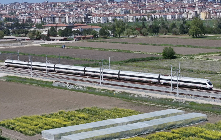 aa-41232598 Halkalı-Kapıkule Hızlı Tren Hattı'nın Çerkezköy-Kapıkule kesimi açılıyor